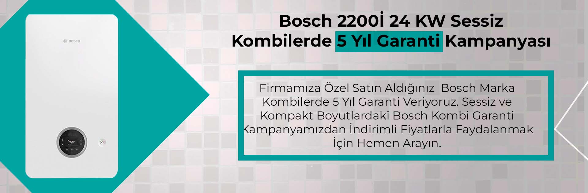 Bosch Garanti Banner